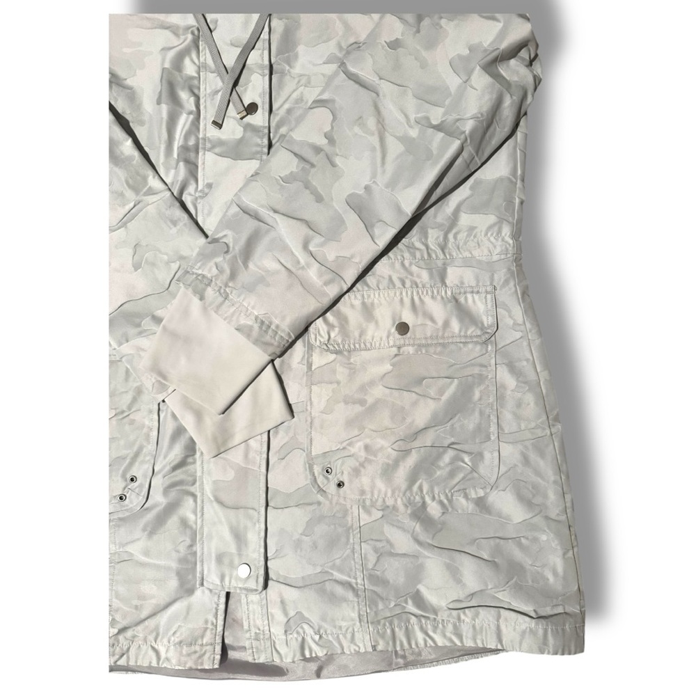 🧥 Athletic Works Light Gray Camo Hooded Anorak Jacket/Quilted Insert XL - Picture 4 of 7